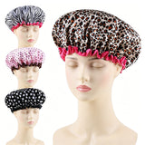 4 PCS Shower Cap Protection Hair Bath Caps for Women