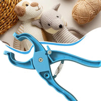 Auxiliary Tool for Attaching Sewing Eyes Knitting Tool Blue