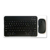Ultra-Slim Portable Wireless Bluetooth Keyboard & Mouse Combo for Tablets and Laptops Black