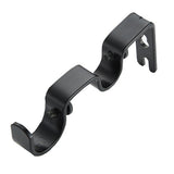 2PCS Hang Double Center Support Curtain Rod Bracket Pole Holder Hook for 1.8cm 2.6cm Rods