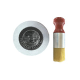 2Pcs Furniture Salve for Leather Furniture Repair Oil with Brushes