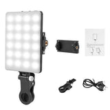 60 LED Portable Selfie Light Video Conference Lighting with Clip