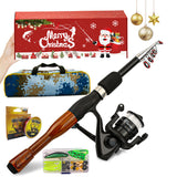 37PCS Fishing Tackle Set – Fishing Tools with Rod for Christmas Style 1