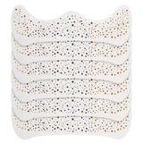 6PCS Glitter Freckles Face Tattoo Water Resistant Gold Party Stickers Style 1