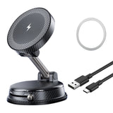 Wireless Car Charger Suction Phone Mount for Dashboard