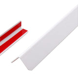 3m PVC Corner Protector Strip Self Adhesive Flexible for Wall Corners White