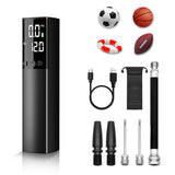 Electric Ball Pump with LCD Display and Flashlight for Basketball Soccer Football
