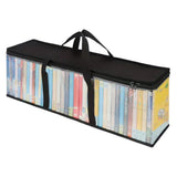 Portable DVD Storage Bag Disc CD Carry Case Clear Cover for 35-40 Discs