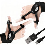 Men’s LED Flashlight Gloves for Outdoor Camping Fishing and Repair Work