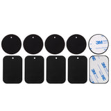 10 PCS Attraction Piece Phone Mount Metal Plates Adhesive Car Holder
