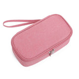 Insulated Insulin Cooling Bag – Multi-Layer Medical Travel Cooler Pink