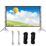 Projector Screen with Stand Portable Projector Screen Outdoor Indoor with Carry Bag