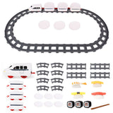 Electric Sushi Conveyor Train Toy Battery Powered Train Set Interactive Tabletop Toy for Family Parties