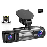 3-in-1 Mini Dash Cam for Cars – Night Vision with Loop Recording