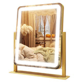 Makeup Mirror LED Light with 3-Color Lighting and Dimmable Gold