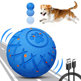 3 Mode Interactive Dog Ball Toy Smart Dog Toy for Medium and Large Dogs Blue