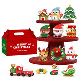 Christmas Tree Ornaments Building Block Set Santa & Nutcracker Xmas Decorations Style 2