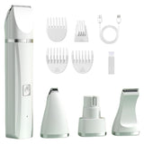 Pet Grooming Kit Cat Dog Clippers Pet Hair Trimmer Electric Shaver White