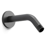 Matte Black 15cm Wall-Mount Shower Arm Replacement for Angle Shower Head