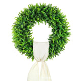 Artificial Eucalyptus Wreath Foldable with Scarf for Door Wall Decor