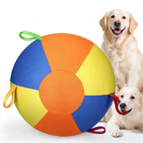 Dog Herding Ball Outdoor with Reinforced Oxford Fabric and Slow Deflation Multicolor