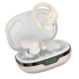 Wireless Earbuds Sports Bluetooth Headphones IPX5 Waterproof Earphones for Workout Running Beige