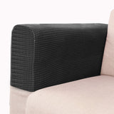 2PCS Universal Chair Arm Protector Covers for Furniture Black