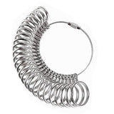 Ring Sizer Measuring Tool Set Ring Gauges with Finger Sizer Mandrel Ring Sizer Tools for Jewelry Sizing Measuring