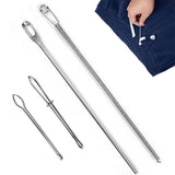 4 PCS Stainless Steel Drawstring Threader Tool Set for Clothing Bags