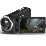 2.7K Vlogging Camera Camcorder with 16X Digital Zoom Webcam for YouTube