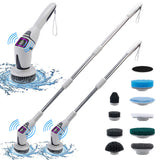 Electric Spin Scrubber with 10 Brush Heads 3 Speeds Scrubber for Home Office