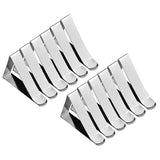 12Pcs Stainless Steel Tablecloth Clips Desk Table Cloth Cover Clamps Holder Party Wed