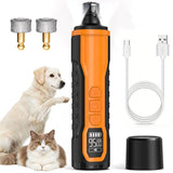 5 Speed Electric Dog Nail Grinder with LED Light for Small to Large Dogs & Cats