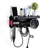 Aluminum Wall Mounted Hair Dryer Holder for Dyson Hair Dryer