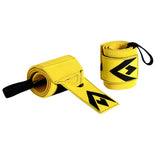 Weightlifting Wrist Wraps for Powerlifting and Strength Training Yellow