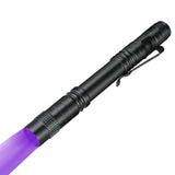 395nm Mini Pen Light with Clip for Leak Pet Urine Scorpion