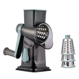 3-Blade Rotary Cheese Grater with Handle Kitchen Shredder Slicer Grater Slicer Style 1
