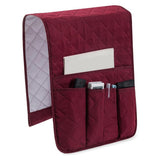 5-Pocket Sofa Armrest Organizer Remote Control Holder for Couch & Chair Wine Red