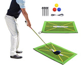 Golf Training Hitting Mat Swing Detection Batting Mat Golf Training Aid