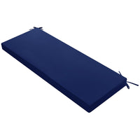 Outdoor Bench Cushion Patio Furniture Seat Pad with Removable Cover for Garden Swing Porch Sofa Settee Navy