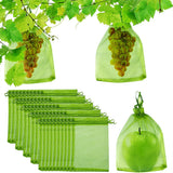 50PCS Fruit Protection Bags Drawstring Mesh Covers