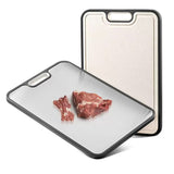 Double-Sided Titanium Cutting Board with Wheat Straw