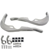 Universal Motorcycle Handguards Crash Protection Hand Guards for Bikes White