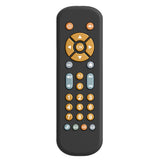 Kids Learning Remote Control Toy with Fun Music Lights and Interactive Play Black
