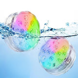 2PCS 13 LED RGB Submersible Light IP68 APP Control for Pool Pond