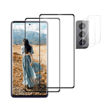 For Samsung Galaxy S23 S22 S24 Series Tempered Glass Set Phone and Camera Screen Protector