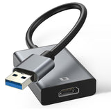 USB3.0 to HDMI Adapter for Multiple Monitors Compatible with Android macOS Windows 7 and Above