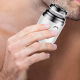 2-in-1 Electric Shaver for Men Mini Beard Nose Hair Razor Rechargeable Pocket Capsule Razor White