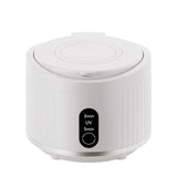 Ultrasonic Retainer Cleaner Rechargeable 3 Modes for Dentures Jewelry White