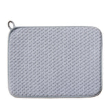 Microfiber Dish Drying Mat Absorbent Bowl and Cup Drainer for Kitchen